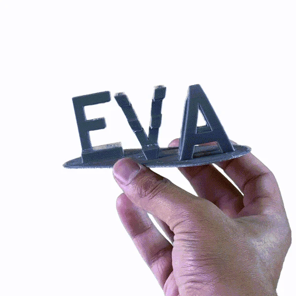 Trendy personalized products in relief with double name in 3D