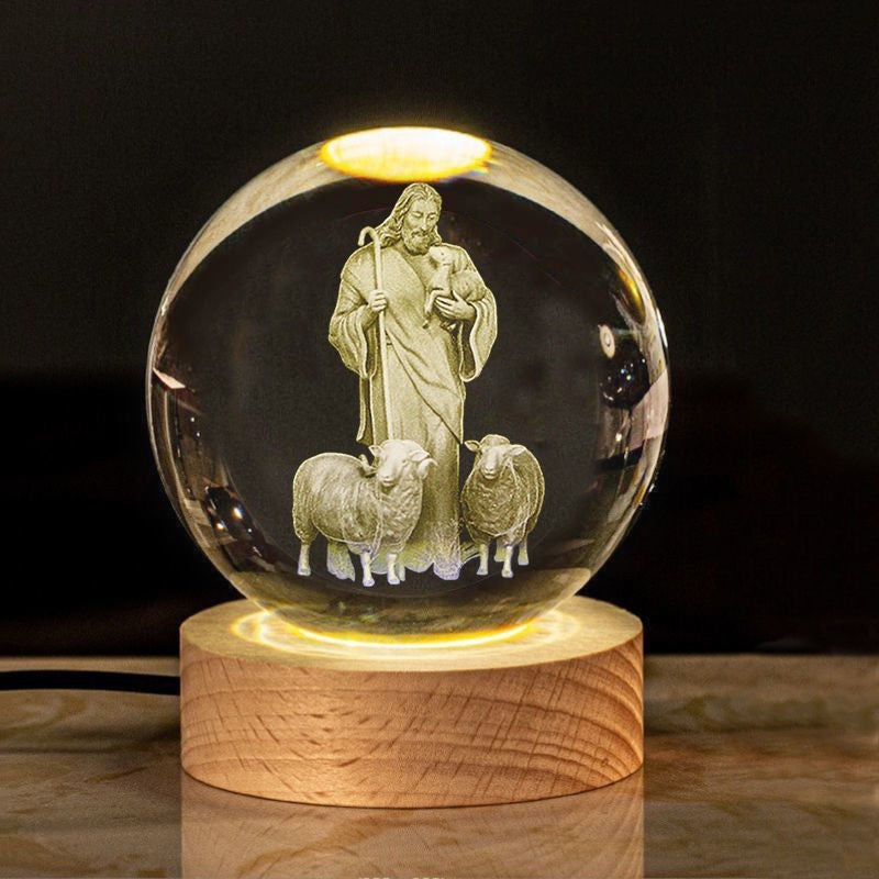 Veilleuse boule de cristal d'eau – Un cadeau unique et spécial