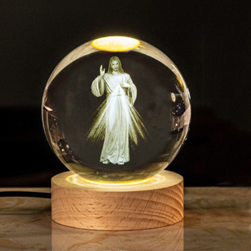 Veilleuse boule de cristal d'eau – Un cadeau unique et spécial