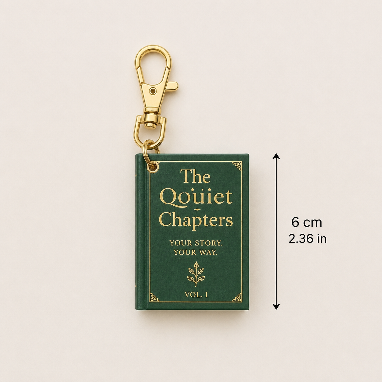Personalized Mini Book Keychain, Double-Sided Custom Book Cover Bag Charm, Gift for Book Lovers, Readers, Teachers and Librarians