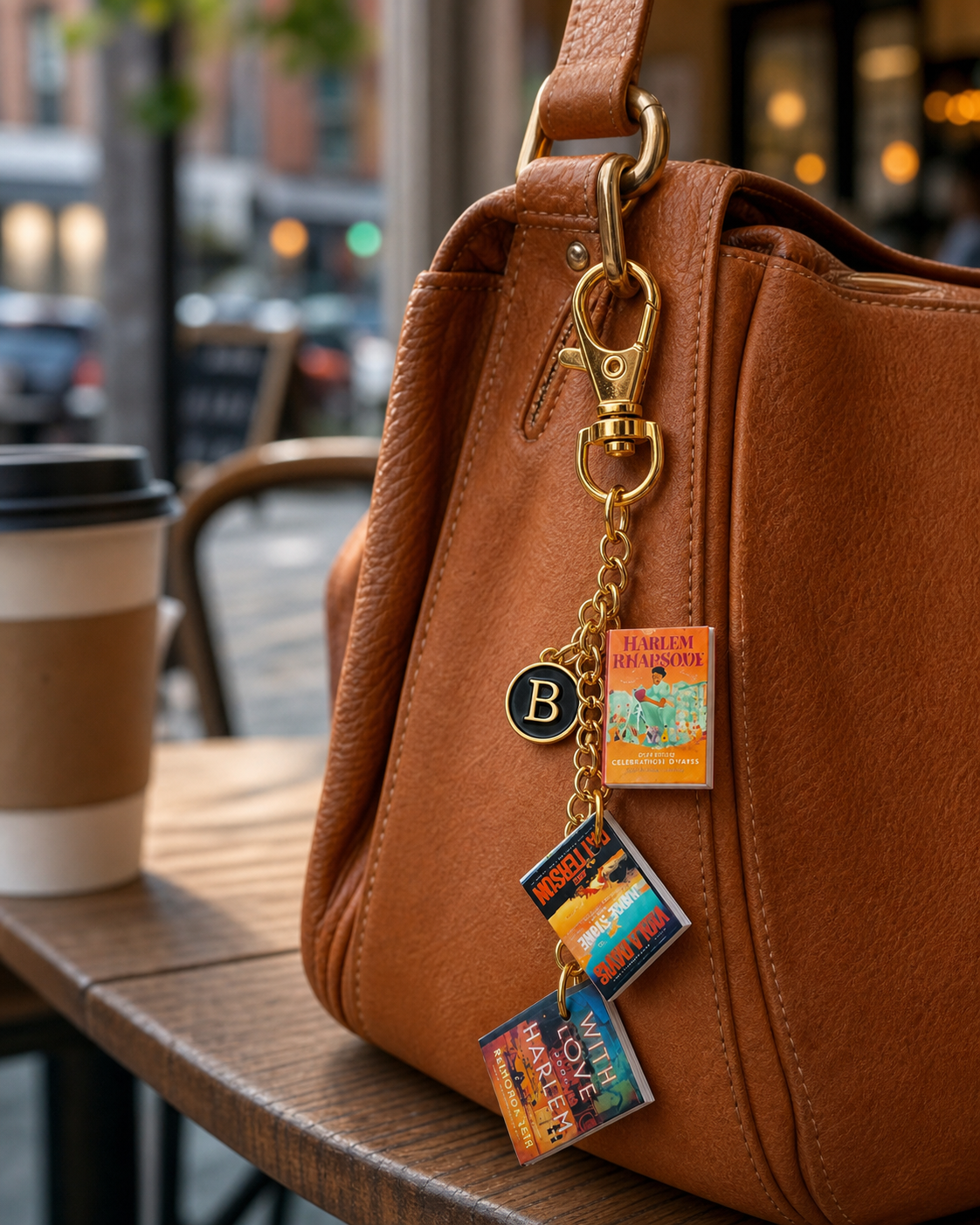 Custom Mini Book Keychain, Personalized Book Lover Bag Charm, Reading Gift for Readers, Librarians, Teachers & Graduates