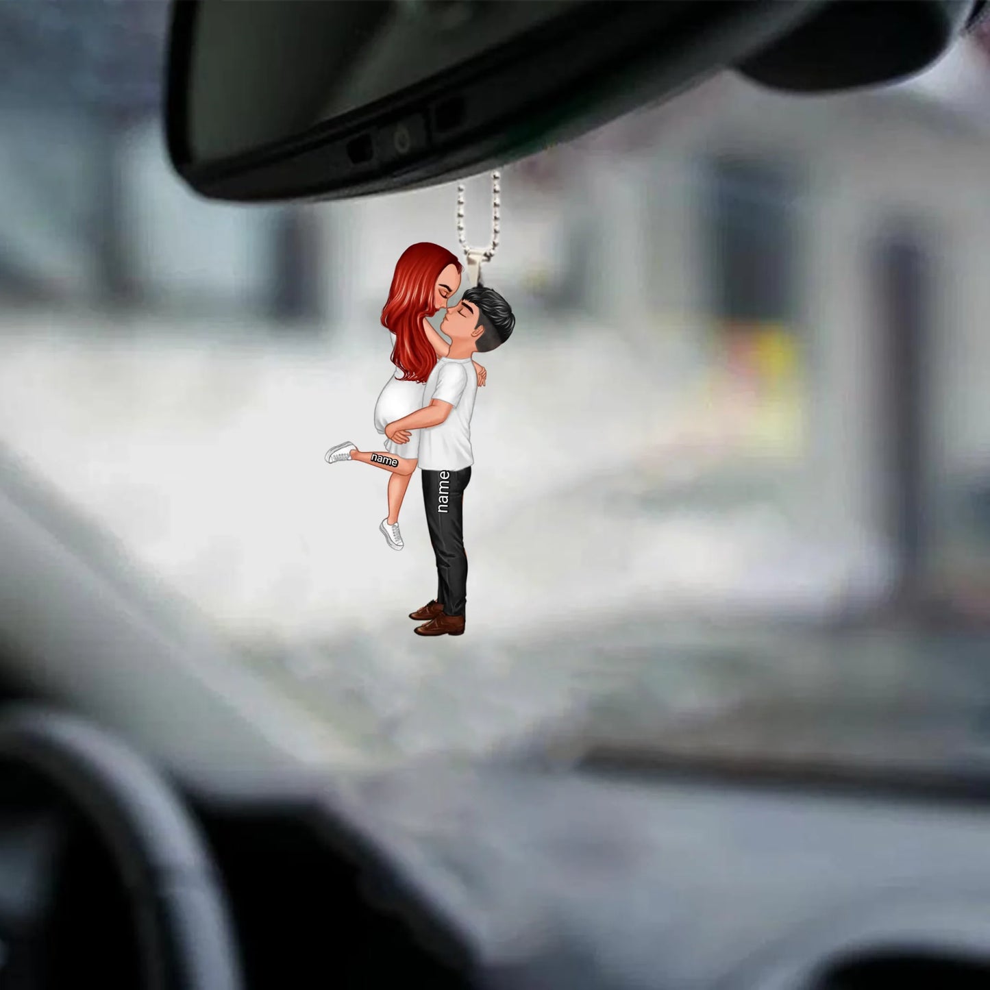 Custom Couple Keychains - Buy One Get One Free