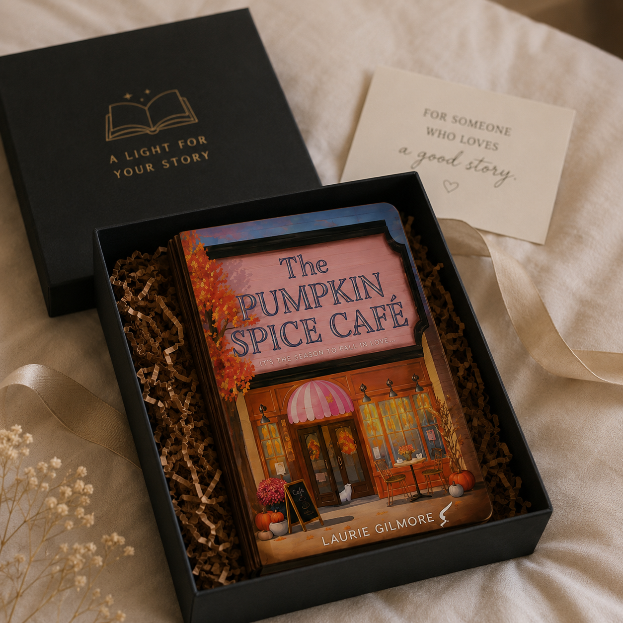 Personalized Mini Book Night Light – Custom Book Cover Front & Back, Rechargeable Reading Lamp, Gift for Book Lovers